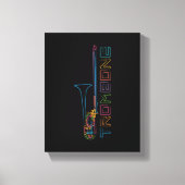 Rainbow Trombone Leinwanddruck (Vorderseite)