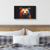 Rainbow Tropfen Bear Leinwanddruck (Insitu (Schlafzimmer))