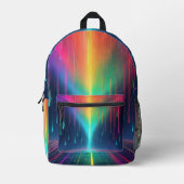 Rainbow Tropfen Trip Bedruckter Rucksack (Vorderseite)