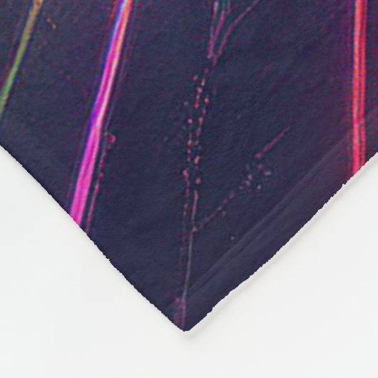 Rainbow Tropfen Trip Fleecedecke (Ecke)