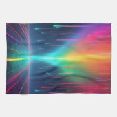 Rainbow Tropfen Trip Geschirrtuch (Horizontal)