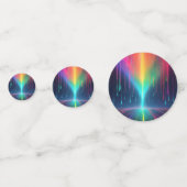 Rainbow Tropfen Trip Konfetti (Vorderseiten)