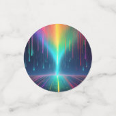 Rainbow Tropfen Trip Konfetti (Klein Vorderseite)