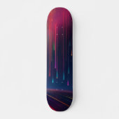 Rainbow Tropfen Trip Skateboard (Vorne)