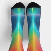 Rainbow Tropfen Trip Socken (Oben)