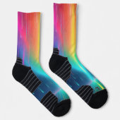 Rainbow Tropfen Trip Socken (Rechts)