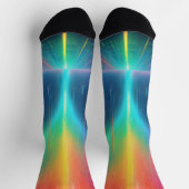 Rainbow Tropfen Trip Socken (Oben)