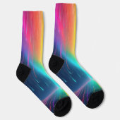 Rainbow Tropfen Trip Socken (Rechts)