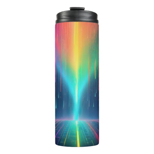 Rainbow Tropfen Trip Thermosbecher (Vorderseite)