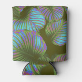 Rainbow Tropical Blätter Dosenkühler (Vorderseite)