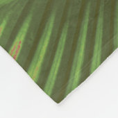Rainbow Tropical Blätter Fleecedecke (Ecke)