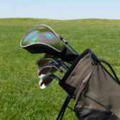 Rainbow Tropical Blätter Golf Head Cover Headcover (In SItu)