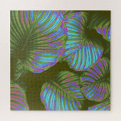 Rainbow Tropical Blätter Jigsaw Puzzle (Horizontal)