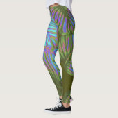 Rainbow Tropical Blätter Leggings (Links)