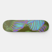 Rainbow Tropical Blätter Skateboard (Horizontal)
