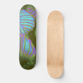 Rainbow Tropical Blätter Skateboard (Vorderseite)