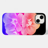 Rainbow Tropical Stylisierte Blume Case-Mate iPhone Hülle (Rückseite (Horizontal))