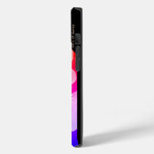 Rainbow Tropical Stylisierte Blume Case-Mate iPhone Hülle (Rückseite / Links)