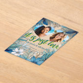 Rainbow & Tropical Wedding Einladung (Ablage )