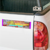 Rainbow Trout Art Autoaufkleber (Auf Lkw)