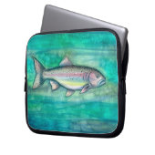 Rainbow Trout Art Laptopschutzhülle (Vorderseite Links)