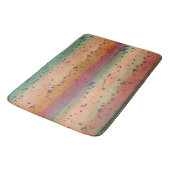 Rainbow Trout Fish Skin Fun Speckled Pattern Badematte (Schrägansicht)