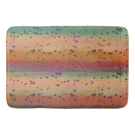 Rainbow Trout Fish Skin Fun Speckled Pattern  Badematte