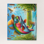 Rainbow Trout  Fishing Puzzle (Vertikal)