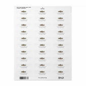 Rainbow Trout - Fly Fisherm Return Address Label   (Vorne)