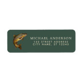 Rainbow Trout - Fly Fisherm Return Address Label   (Vorne)