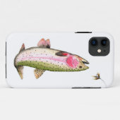 Rainbow Trout Fly Fishing Case-Mate iPhone Hülle (Rückseite (Horizontal))