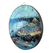 Rainbow Trout Fly Fishing Dartscheibe (Vorderseite rechts)