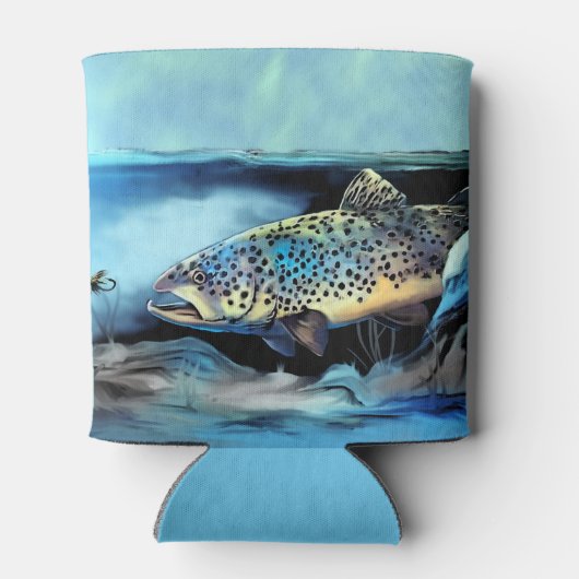 Rainbow Trout Fly Fishing Dosenkühler (Rückseite)
