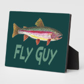 Rainbow Trout Fly Fishing Fotoplatte (Seite)