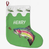 Rainbow Trout Fly Fishing Großer Weihnachtsstrumpf