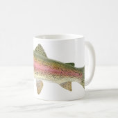 Rainbow Trout Fly Fishing Kaffeetasse (VorderseiteRechts)