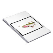 Rainbow Trout Fly Fishing Notizblock (Rechte Seite)