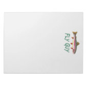 Rainbow Trout Fly FIshing Notizblock (Vorderseite)