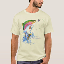 Rainbow Trout Fly Fishing T-Shirt