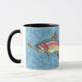 Rainbow Trout Fly Fishing Tasse (Links)