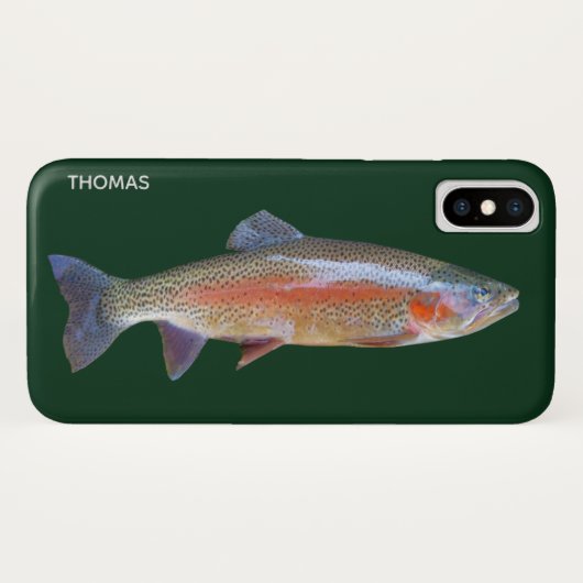 Rainbow Trout iPhone X Fall Case-Mate iPhone Hülle (Rückseite (Horizontal))