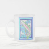 Rainbow Trout Mattiert Glass Tasse (Links)