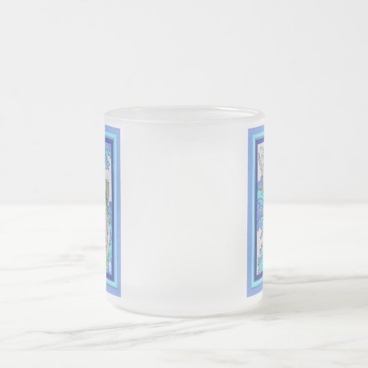 Rainbow Trout Mattiert Glass Tasse (Mittel)