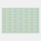 Rainbow Trout Mint Wrapping Paper Sheets Geschenkpapier Set (Vorderseite 2)