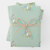 Rainbow Trout Mint Wrapping Paper Sheets Geschenkpapier Set (Beispiel)