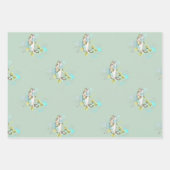 Rainbow Trout Mint Wrapping Paper Sheets Geschenkpapier Set (Vorderseite)
