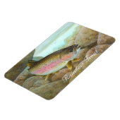 Rainbow Trout Painting Magnet (Linke Seite)