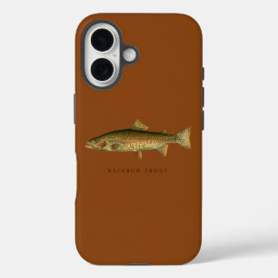 Rainbow Trout Saddle Brown iPhone 16 Fall Hülle