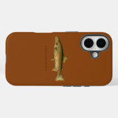 Rainbow Trout Saddle Brown iPhone 16 Fall Case-Mate iPhone Hülle (Rückseite (Horizontal))