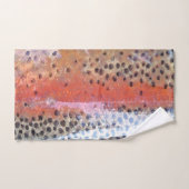 Rainbow Trout Skin Abstraktes Patternhandtuch Badhandtuch Set (Handtuch)